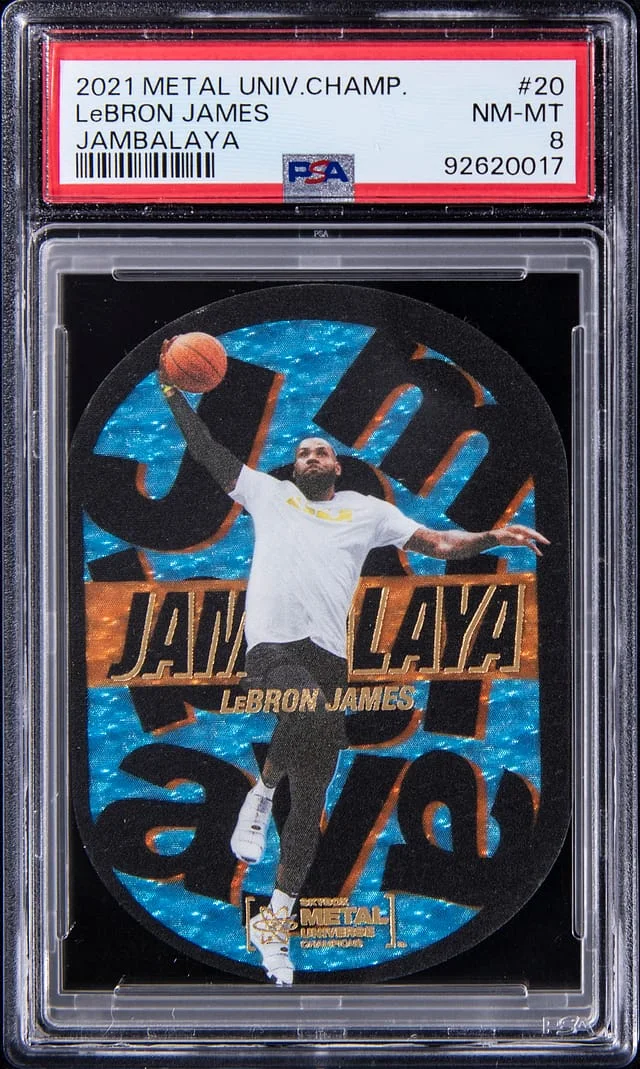 2021 Upper Deck LeBron James Metal Universe Champions Jambalaya #20 card image