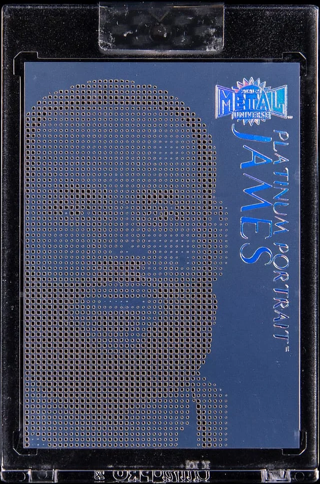 2021 Upper Deck LeBron James - Upper Deck Encased Skybox Metal Universe Platinum Portraits #10 card image