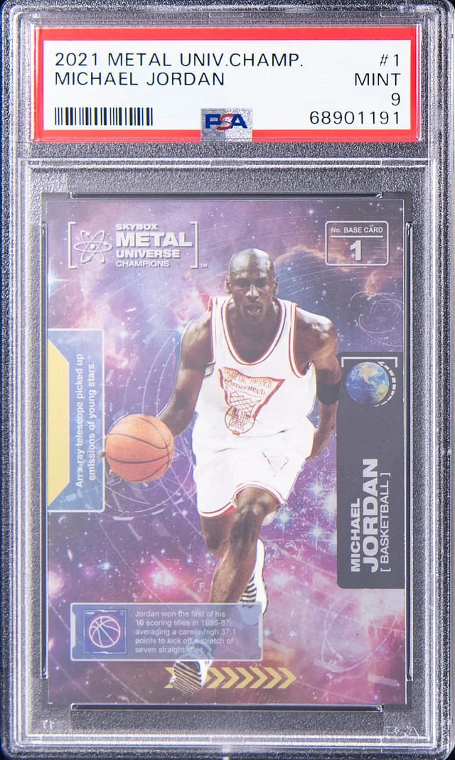 2021 Upper Deck Michael Jordan Metal Universe Champions #1 card image