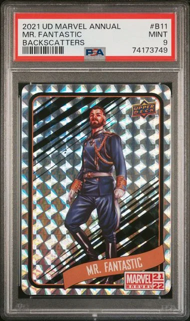 2021 Upper Deck Mr. Fantastic Marvel Annual Backscatters #B11 card image