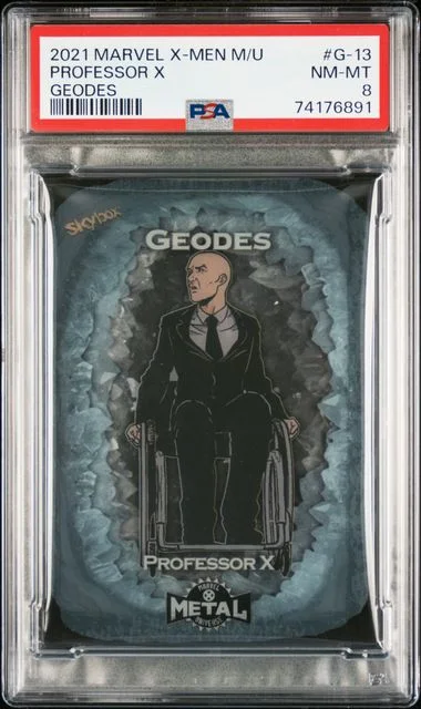 2021 Upper Deck Professor X SkyBox Marvel X-Men Metal Universe Geodes #G-13 card image