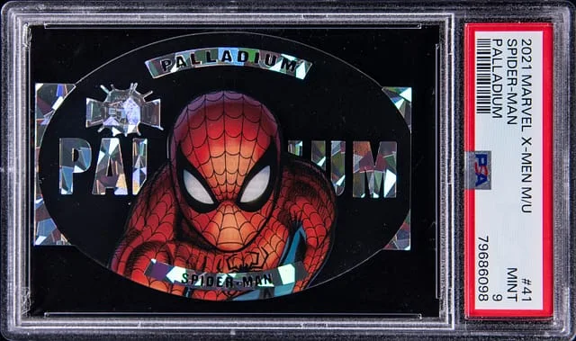 2021 Upper Deck Spider-Man Marvel X-Men Metal Universe Palladium #41 card image