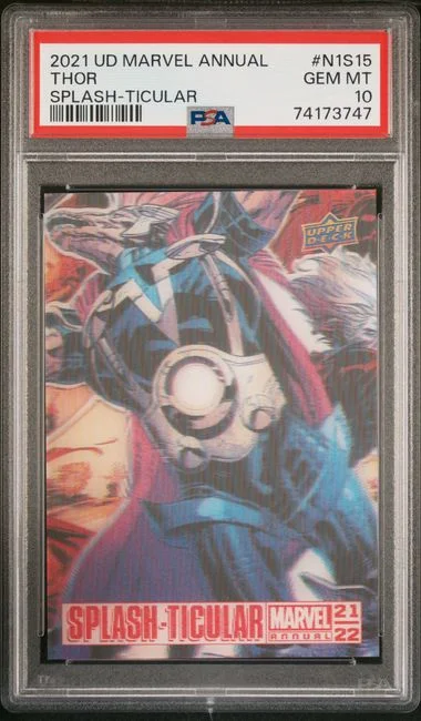 2021 Upper Deck Thor Marvel Annual Splash-Ticular #N1S15 card image