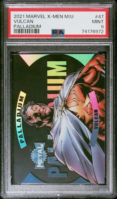 2021 Upper Deck Vulcan Marvel X-Men Metal Universe Palladium #47 card image