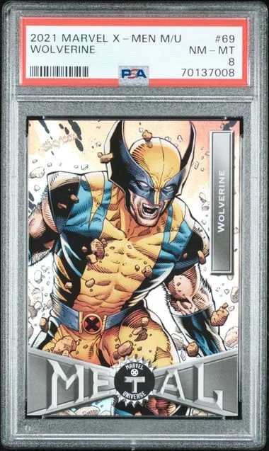2021 Upper Deck Wolverine Marvel X-Men Metal Universe #69 card image