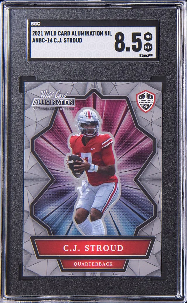 2021 Wild Card Alumination NIL CJ Stroud #ANBC-14 card image