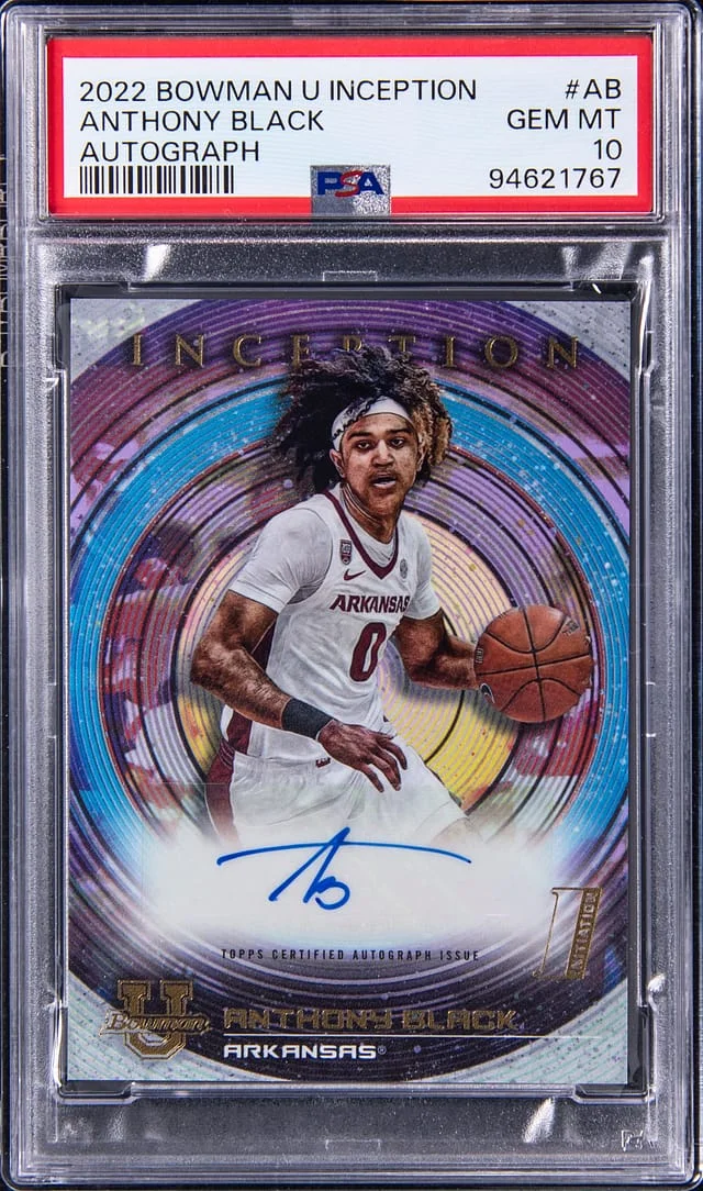 2022-23 Bowman Anthony U Inception Autograph #AB card image