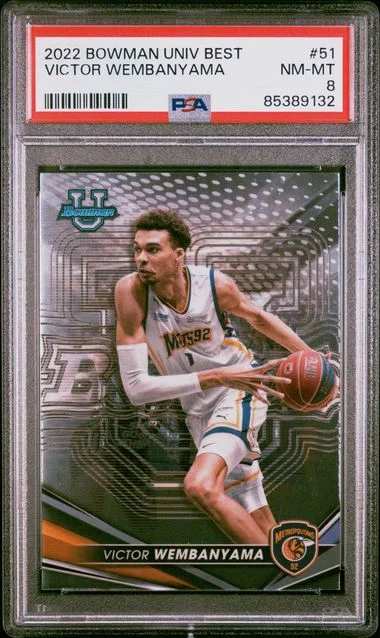 2022-23 Bowman University Best Victor Wembanyama Refractor #51 card image