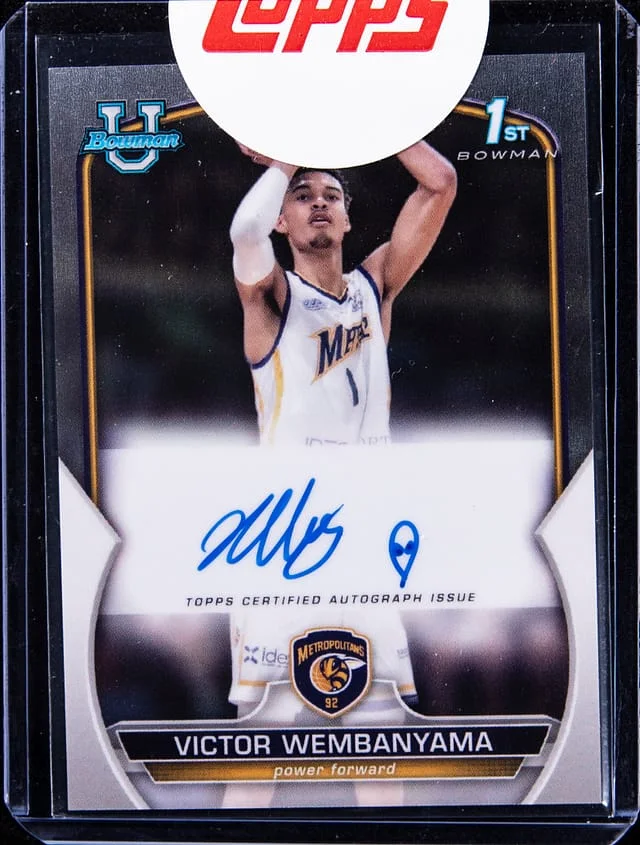 2022-23 Bowman University Chrome Victor Wembanyama Autograph #101 card image