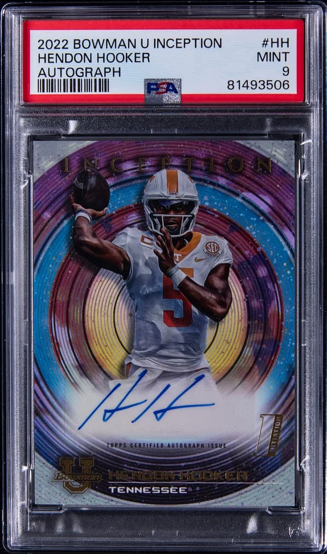 2022-23 Bowman University Hendon Hooker Inception Autograph #BIA-HH card image