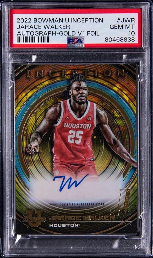 2022-23 Bowman University Jarace Walker Inception Autograph #BIA-JWR card image