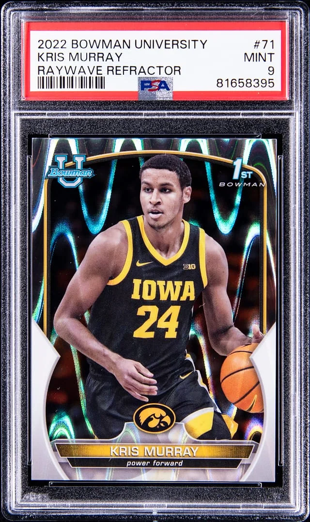 2022-23 Bowman University Kris Murray Raywave Refractor #71 card image