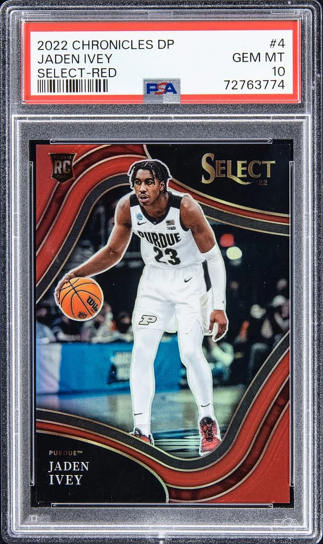 2022-23 Chronicles Jaden Ivey Draft Picks Select - Red #4 card image