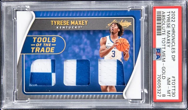 2022-23 Chronicles Tyrese Maxey Absolute Tools of The Trade - Gold #TOTT30 card image