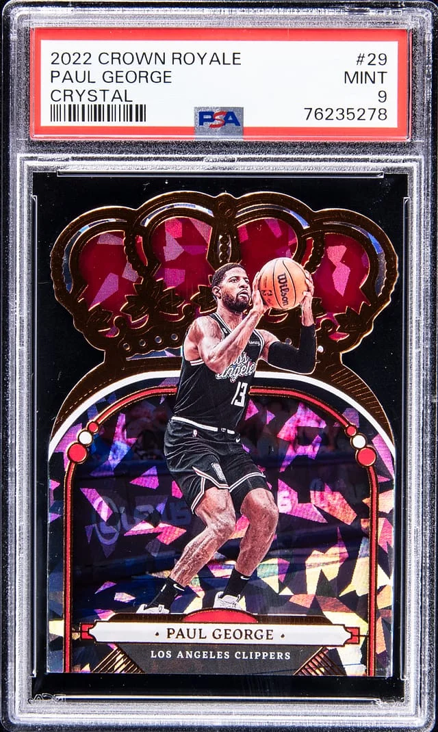 2022-23 Crown Royale Paul George Crystal #29 card image