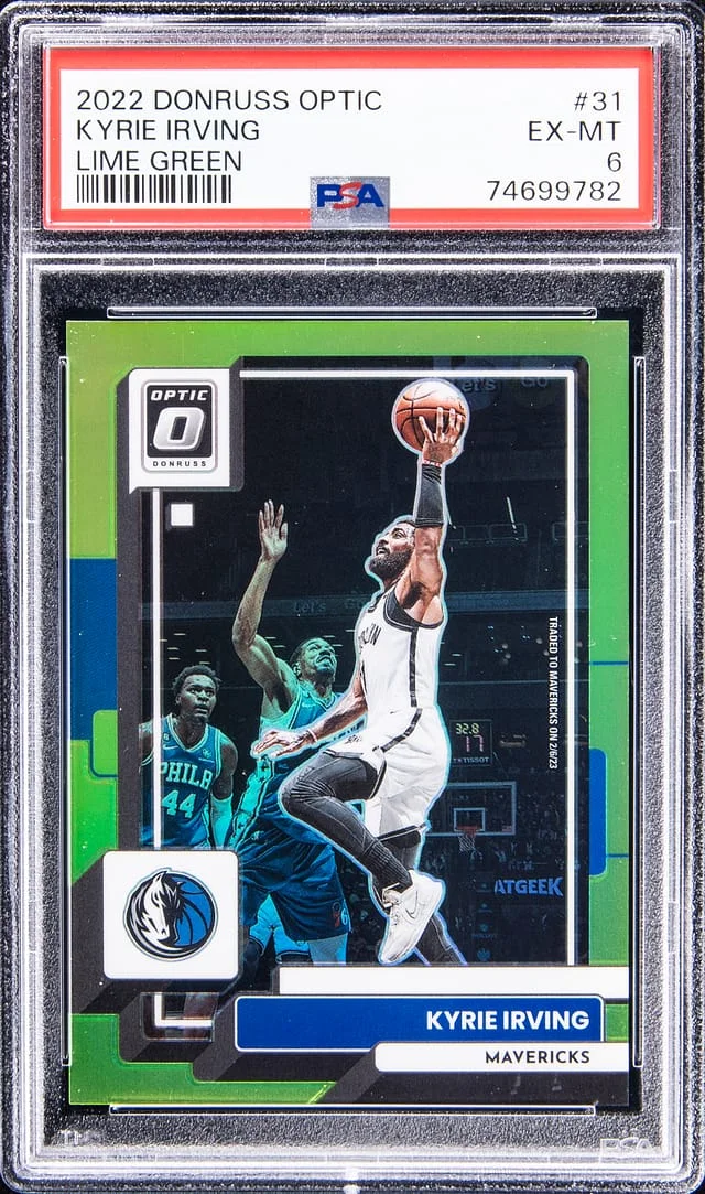 2022-23 Donruss Optic Kyrie Irving Lime Green #31 card image