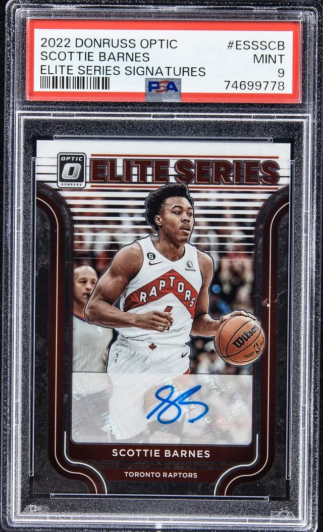 2022-23 Donruss Optic Scottie Barnes Elite Series Signatures #ESSSCB card image