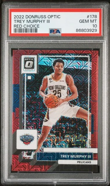 2022-23 Donruss Optic Trey Murphy III Red Choice #178 card image