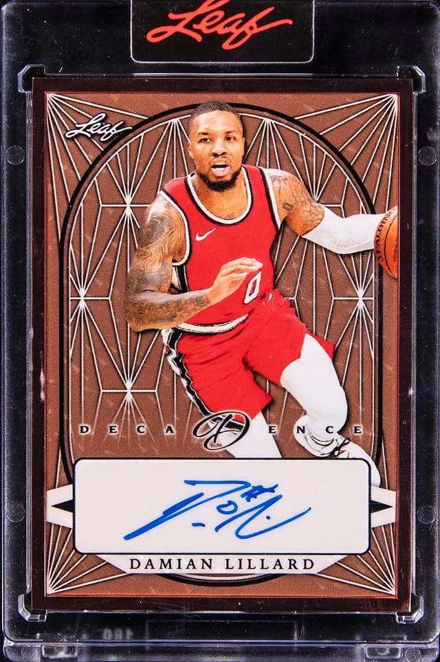 2022-23 Leaf Damian Lillard Decadence #BA-DL1 card image