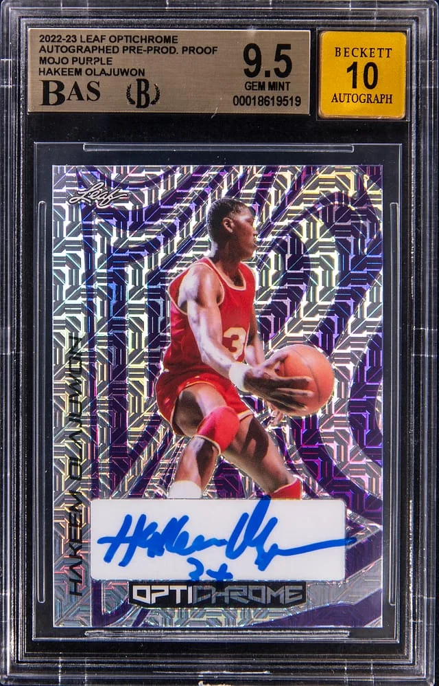 2022-23 Leaf Optichrome Purple Mojo #no-number card image