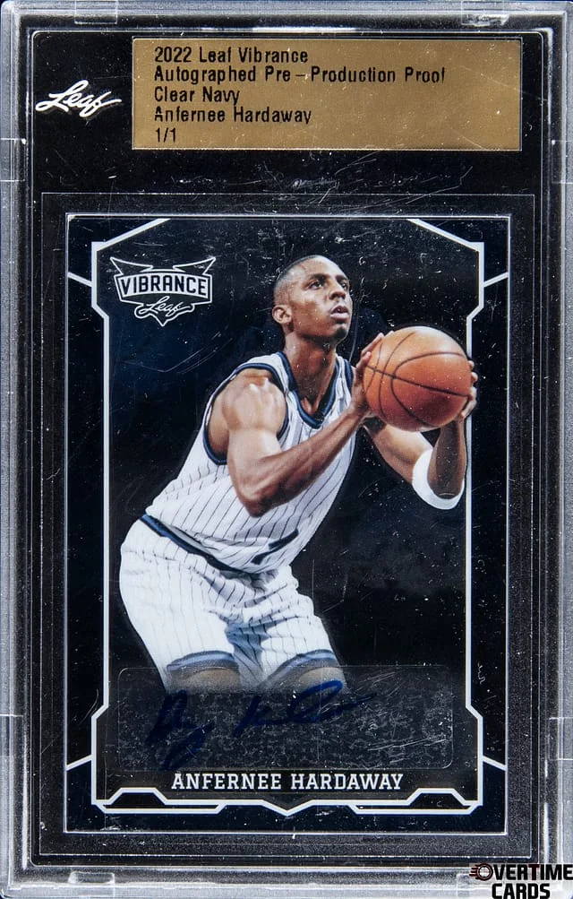 2022-23 Leaf Vibrance Clear Navy #no-number card image