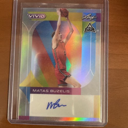 2022-23 Leaf Vivid Matas Buzelis #BA-MB1 card image