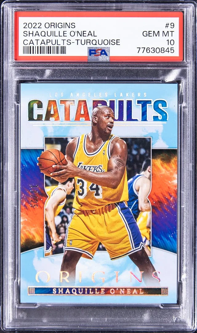 2022-23 Orgins Catapults - Turquoise Shaquille O'Neal #9 card image