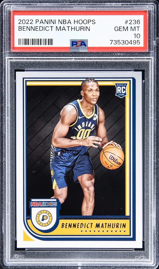 2022-23 Panini Bennedict Mathurin NBA Hoops #236 card image
