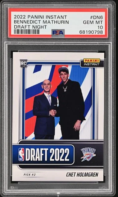 2022-23 Panini Bennedict Mathurin Instant Draft Night #DN2 card image