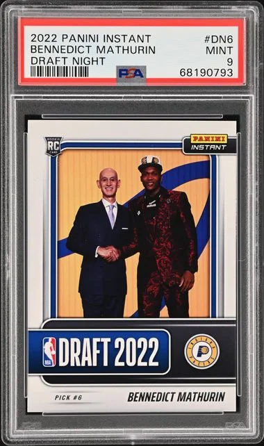2022-23 Panini Bennedict Mathurin Instant Draft Night #DN6 card image