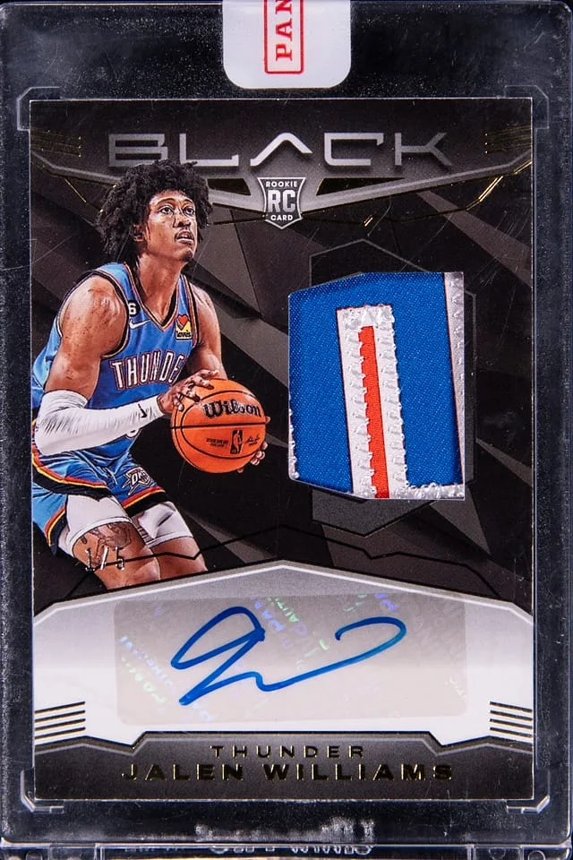 2022-23 Panini Black Jalen Williams #RJM-JWL card image