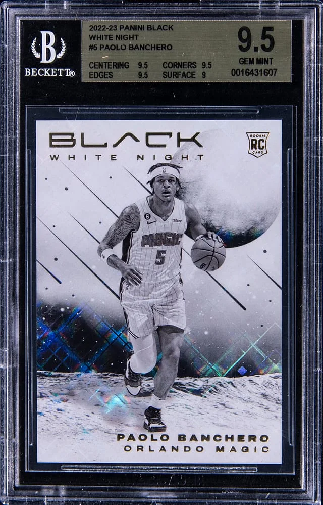 2022-23 Panini Black Paolo Banchero White Night #5 card image