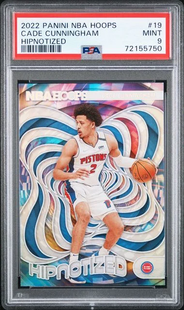 2022-23 Panini Cade Cunningham NBA Hoops Hipnotized #19 card image