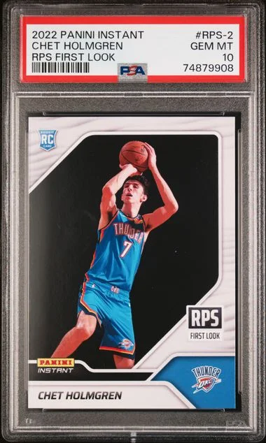 2022-23 Panini Chet Holmgren (/2692) Instant RPS First Look #RPS-2 card image