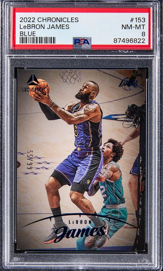2022-23 Panini Chronicles LeBron James Red #153 card image