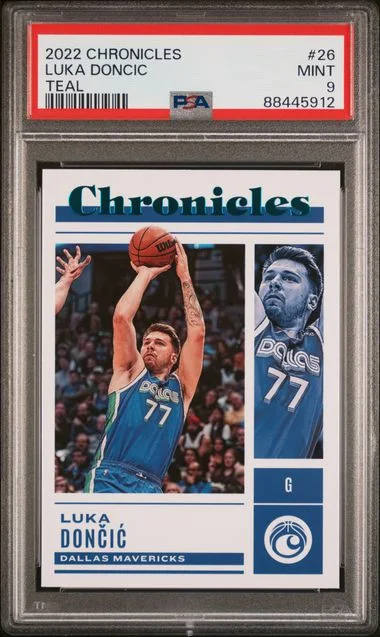 2022-23 Panini Chronicles Luka Doncic Teal #26 card image