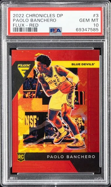 2022-23 Panini Chronicles Paolo Banchero Flux Red #3 card image