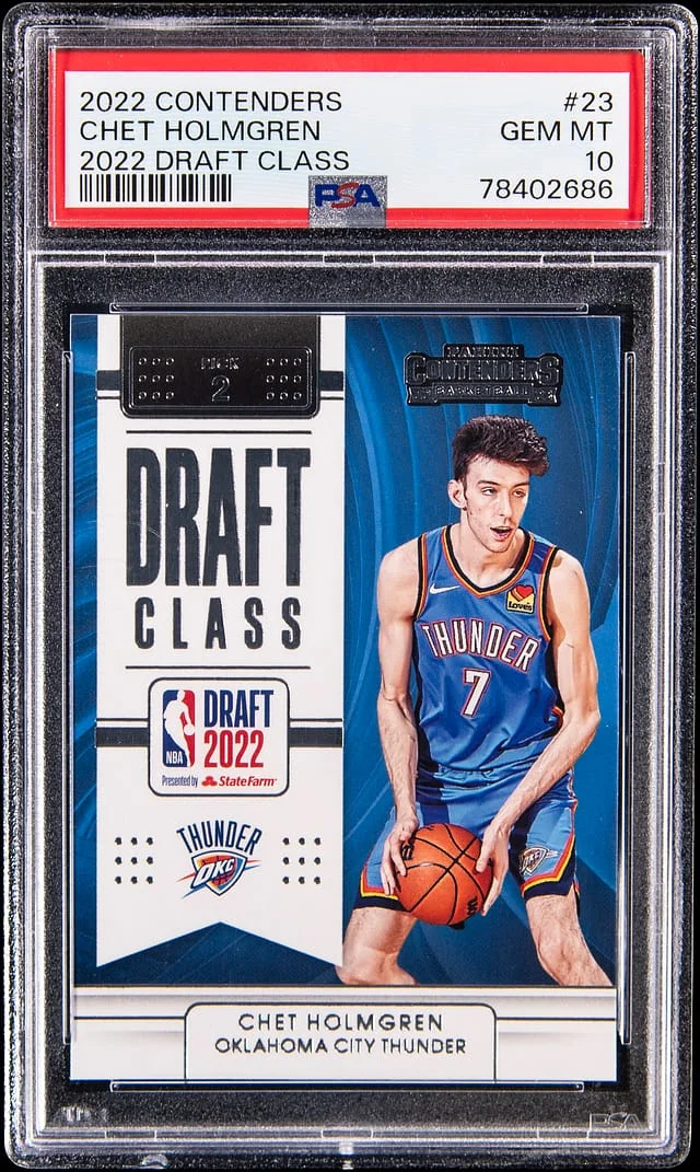 2022-23 Panini Contenders Chet Holmgren 2022 Draft Class #23 card image