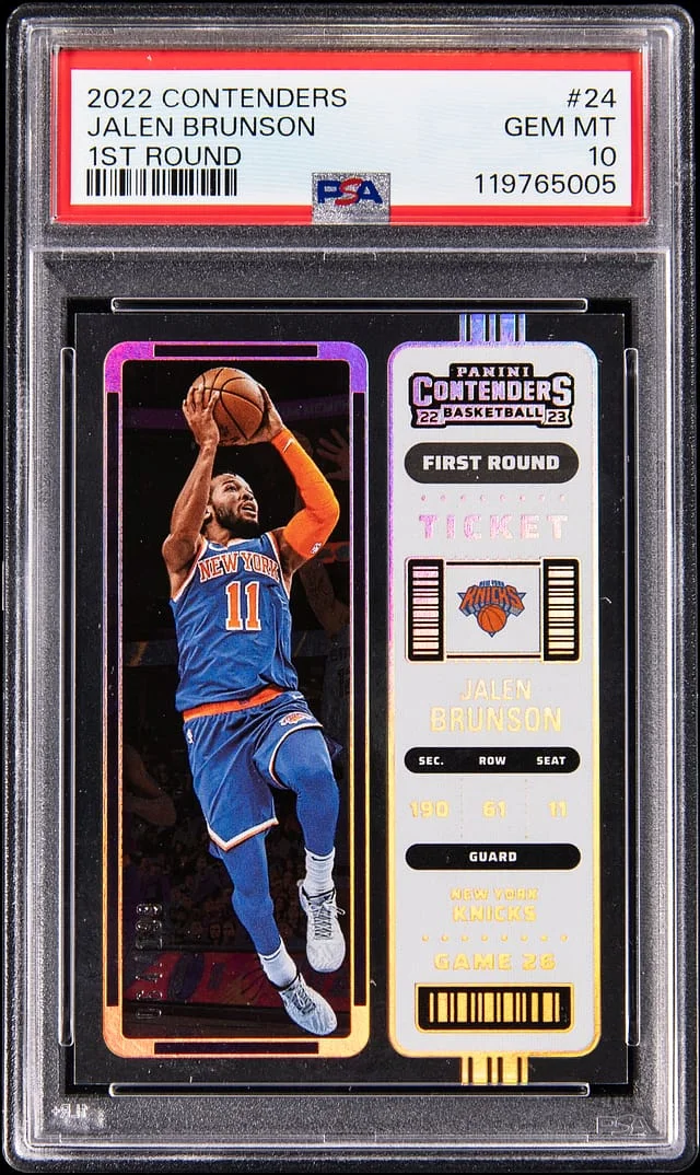 2022-23 Panini Contenders Jalen Brunson 1st Round #24 card image