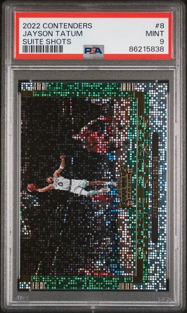 2022-23 Panini Contenders Jayson Tatum Suite Shots #8 card image