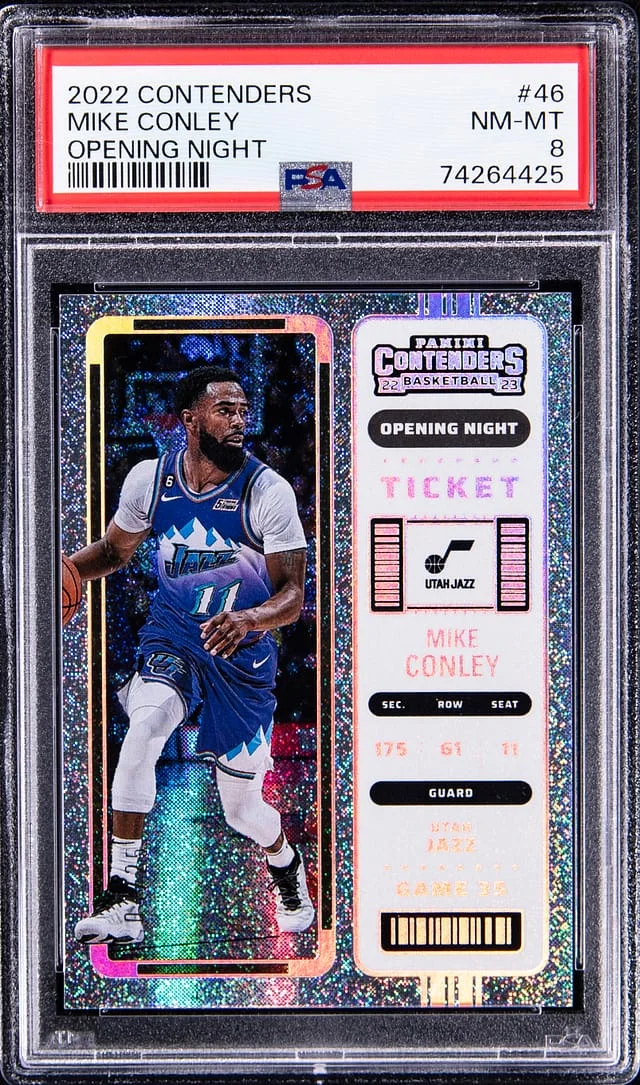 2022-23 Panini Contenders Mike Conley Opening Night #46 card image