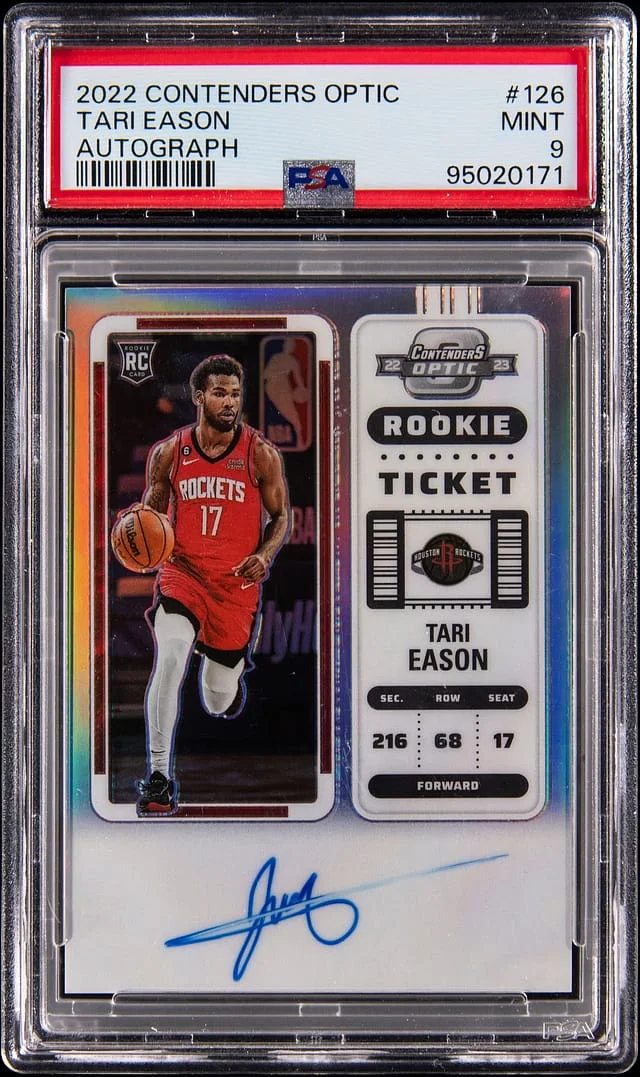 2022-23 Panini Contenders Optic Tari Eason Autograph #126 card image