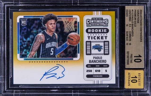 2022-23 Panini Contenders Paolo Banchero The Finals Ticket Variation #112 card image