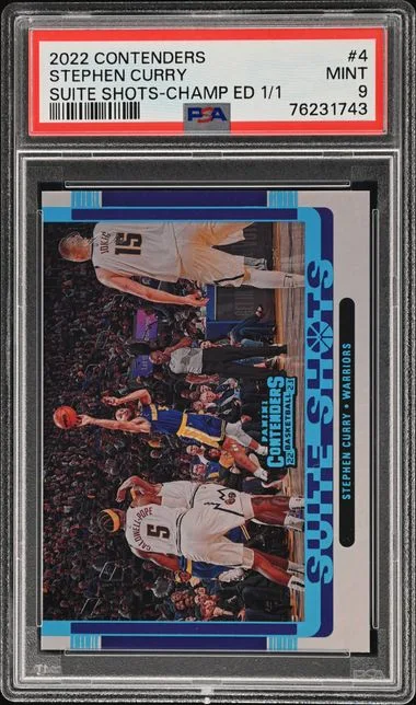 2022-23 Panini Contenders Stephen Curry Suite Shots Championship Edition #4 card image