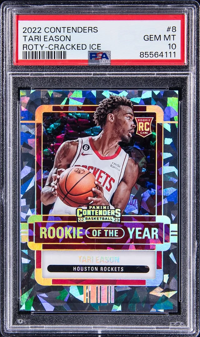 2022-23 Panini Contenders Tari Eason of The Year (ROTY)-Cracked Ice #8 card image