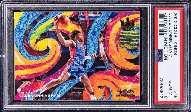 2022-23 Panini Court Kings Cade Cunningham Artistry In Motion #15 card image
