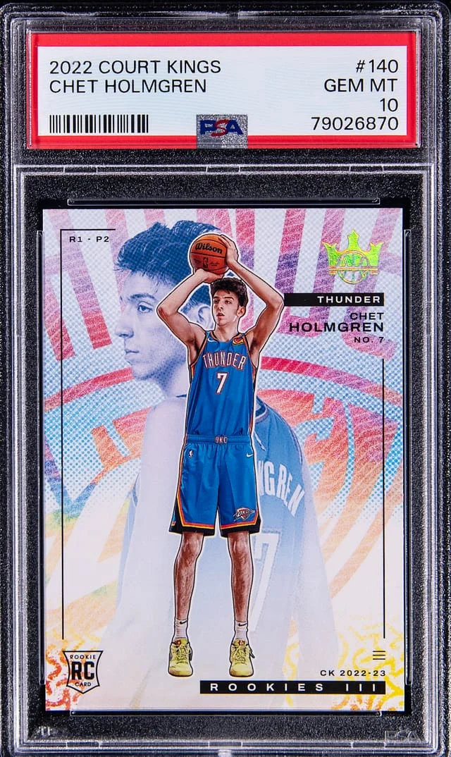 2022-23 Panini Court Kings Chet Holmgren #140 card image