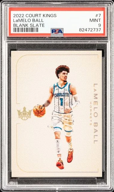 2022-23 Panini Court Kings LaMelo Ball Blank Slate #7 card image