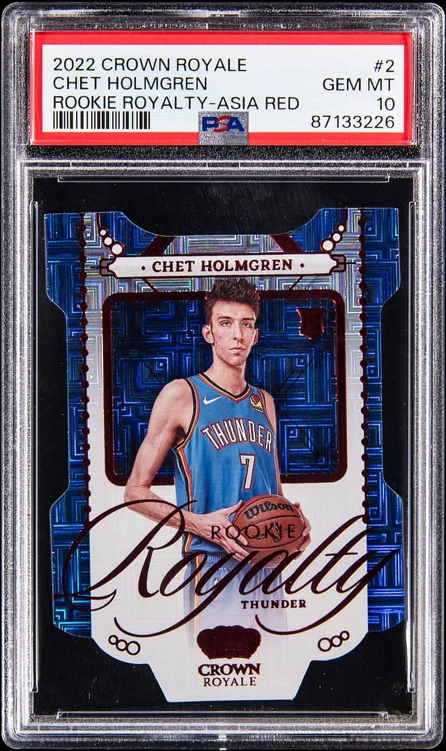 2022-23 Panini Crown Royale Chet Holmgren Royalty #2 card image