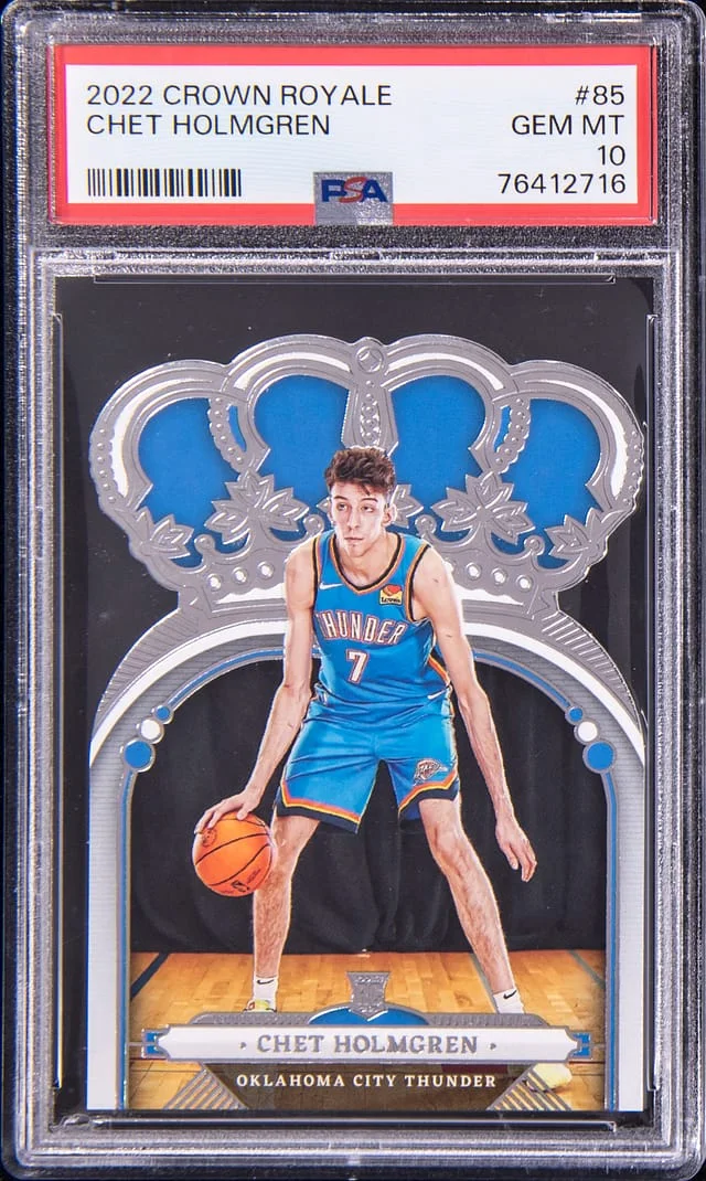 2022-23 Panini Crown Royale Chet Holmgren #85 card image